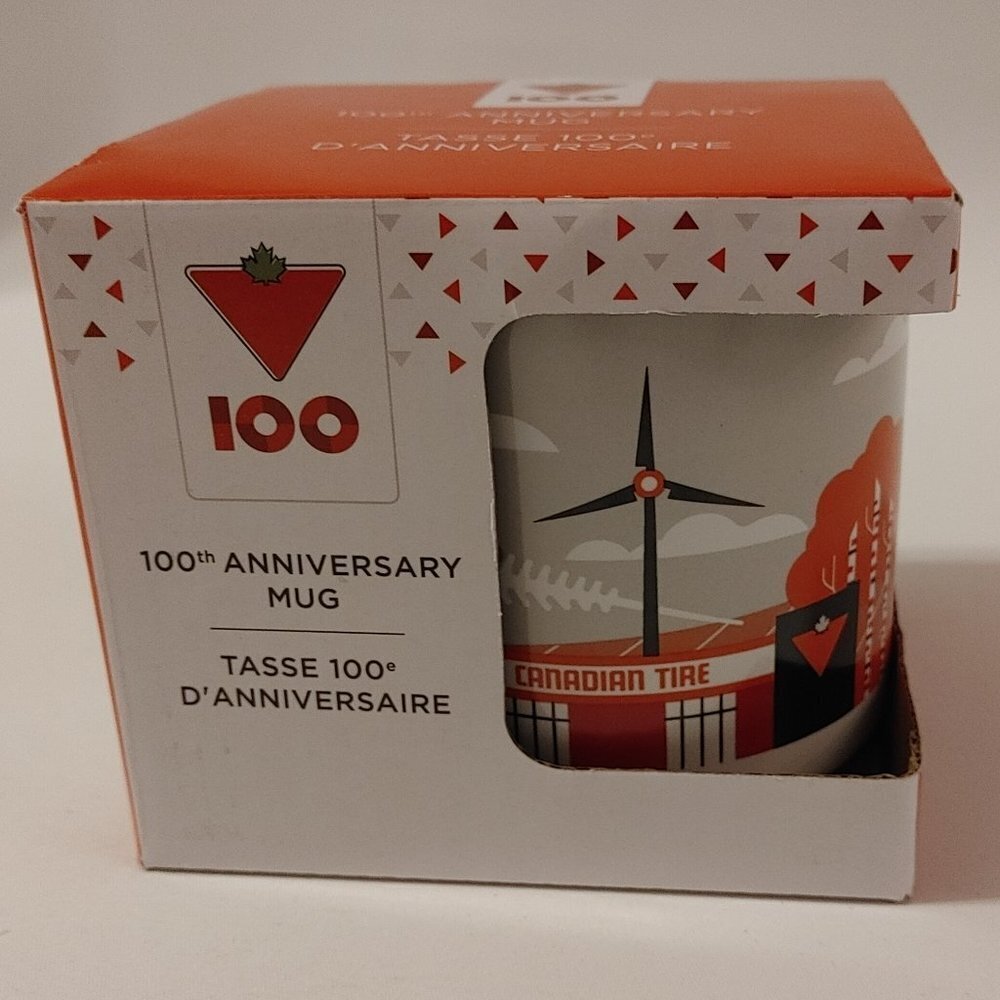 Canadian Tire 100th Anniversary Mug PRARIES Canada 14oz 🍁